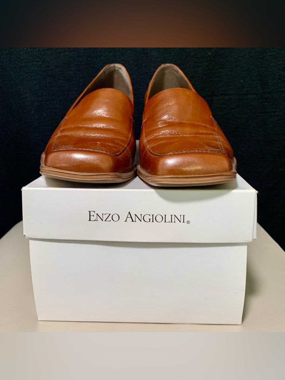 Enzo Angiolini Women’s Loafers Size 8 Leather Upper Square Toe - Picture 9 of 11